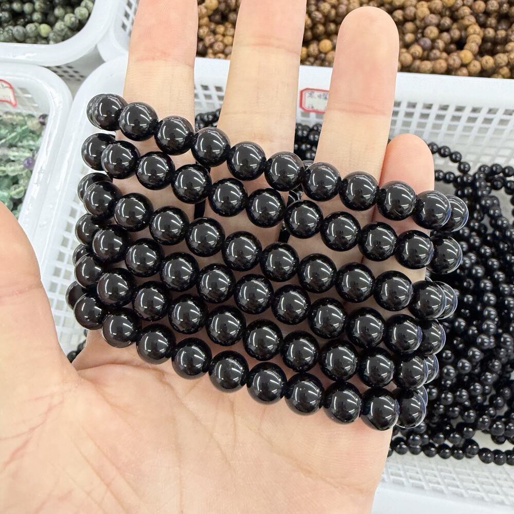 8MM Black Obsidian Bracelet